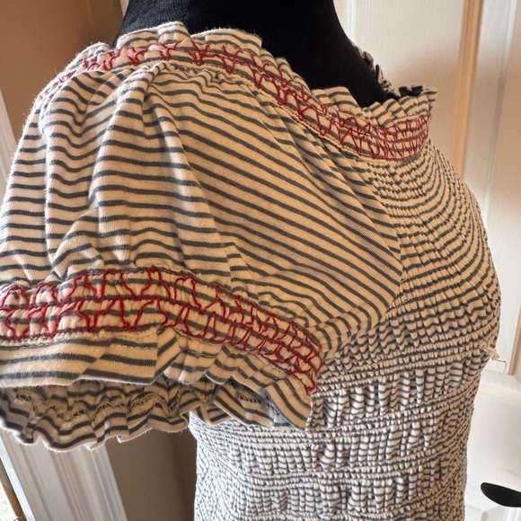 Maeve by Anthropologie- Off-The-Shoulder Smocked Top - Large - NWT - Picture 7 of 14